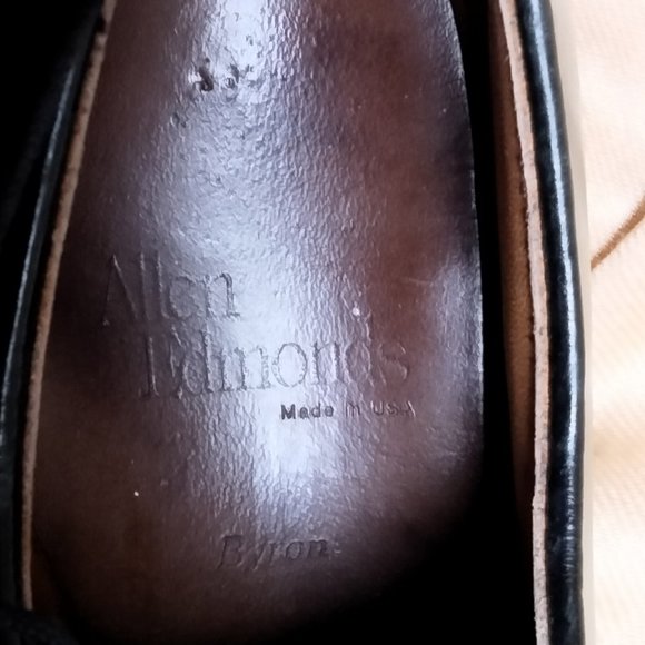 Allen Edmonds USA Byron leather Oxford dress shoes, 9D main image 4
